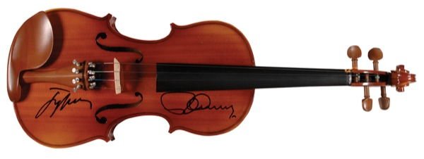 Lot 656 Placido Domingo and Jose Carreras Violin