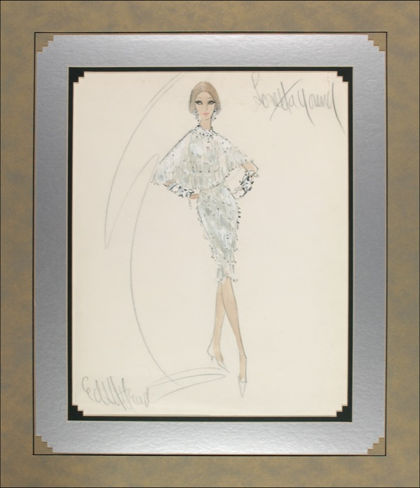 Lot 905 Edith Head Costume Sketch