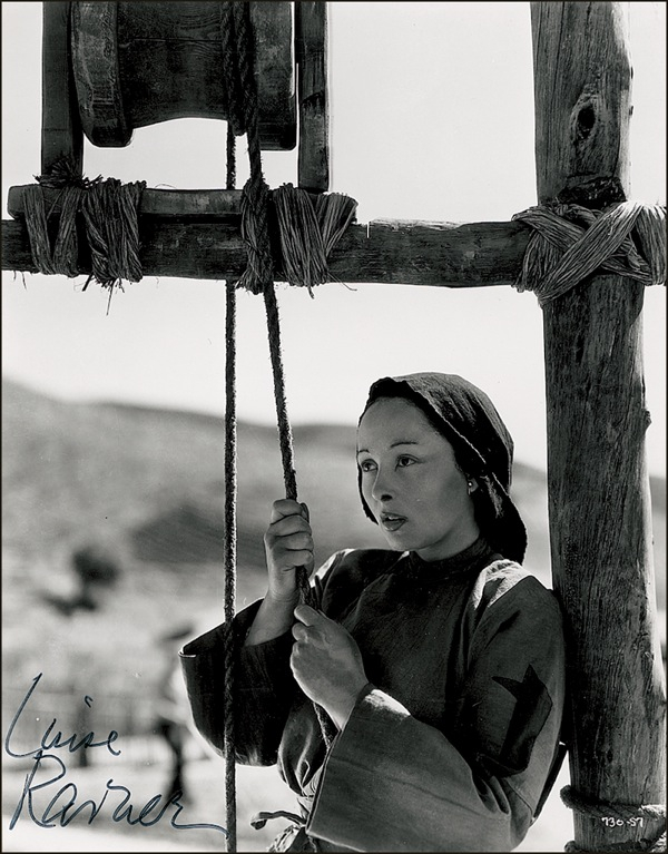 Lot 1023 Luise Rainer Signed Photograph