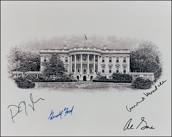 Lot 304 Vice Presidents Signed Photograph