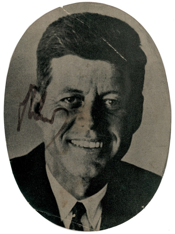 Lot 87 John F. Kennedy Signed Photograph