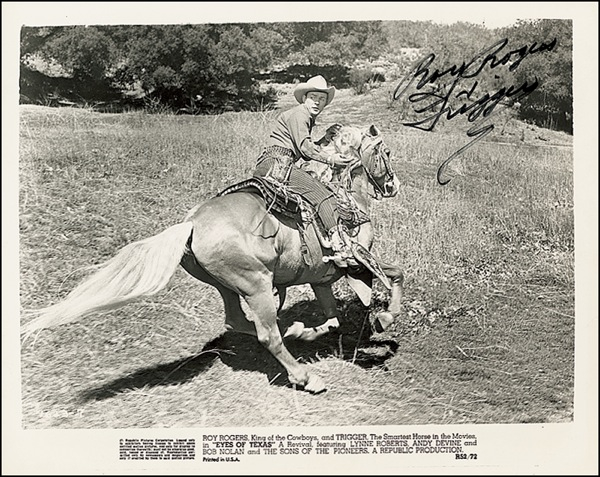Lot 1040 Roy Rogers Signed Photograph