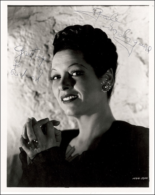Lot 1057 Gale Sondergaard Signed Photograph