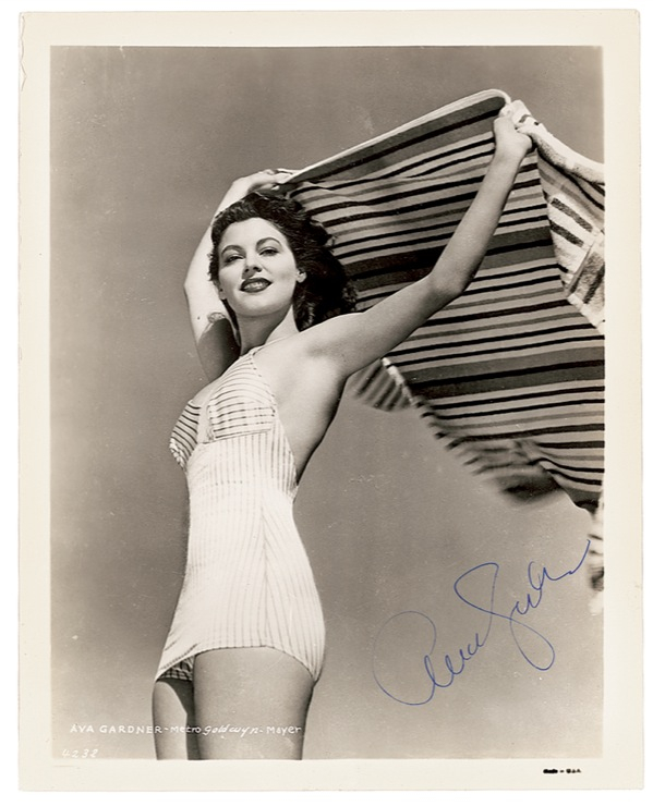 Lot 869 Ava Gardner Signed Photograph