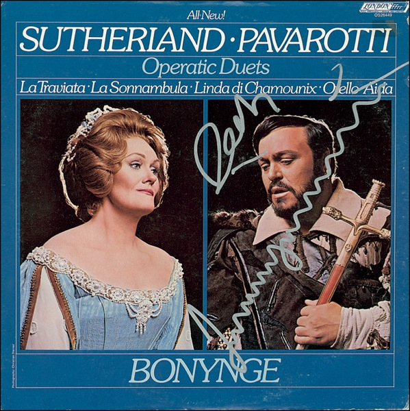 Lot 707 Luciano Pavarotti Album