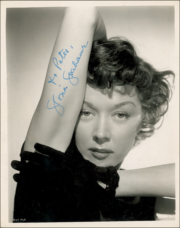 Lot 886 Gloria Grahame Signed Photograph