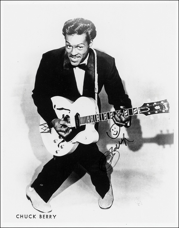 Lot 631 Chuck Berry Signed Photograph