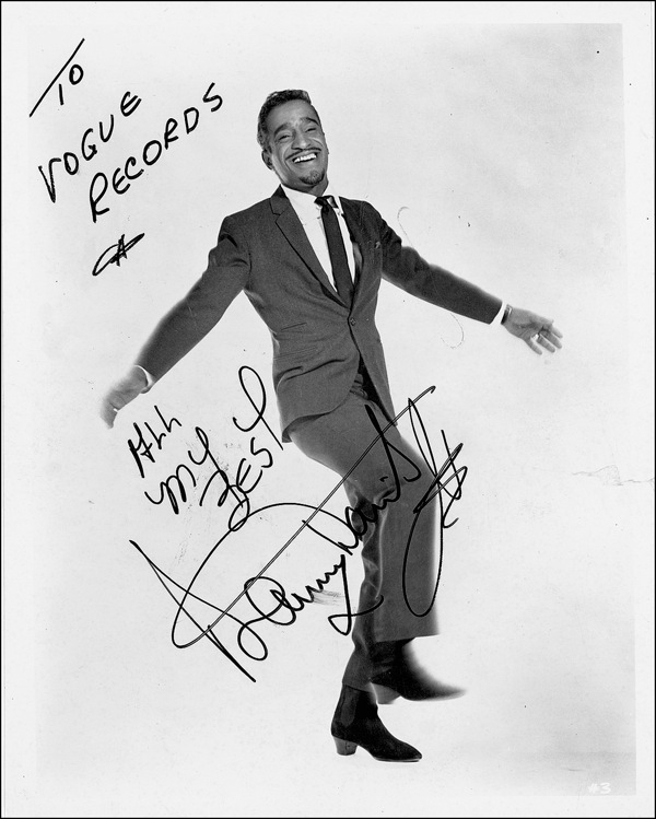 Lot 837 Sammy Davis, Jr Signed Photograph