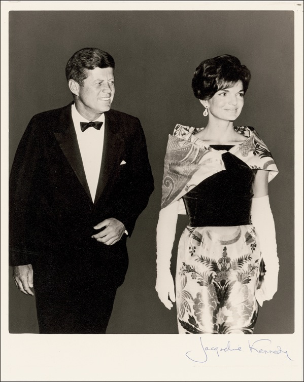 Lot 85 Jacqueline Kennedy Signed Photograph