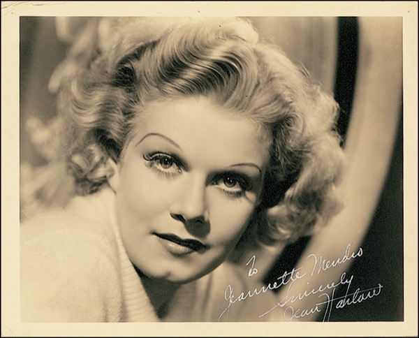 Lot 896 Jean Harlow Signed Photograph