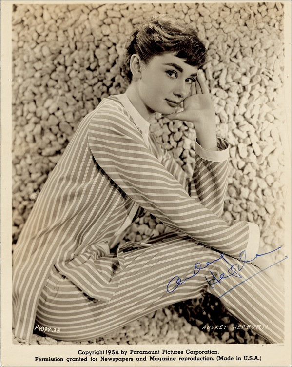 Lot 912 Audrey Hepburn Signed Photograph