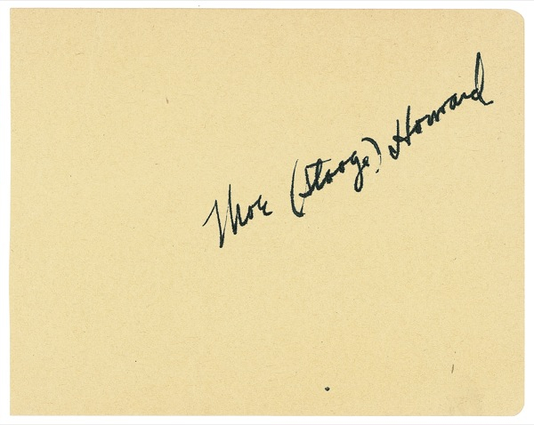 Lot 1090 Three Stooges: Hello, hello, hello ... HELLO!