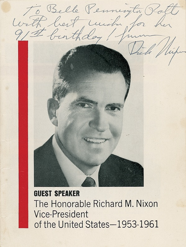 Lot 104 Richard Nixon Program