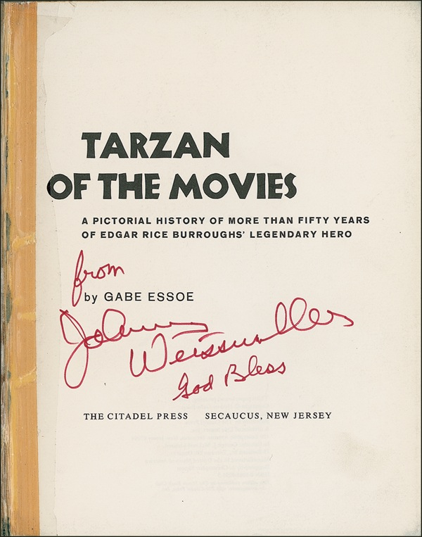 Lot 1078 Tarzan Book