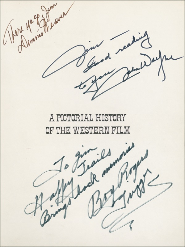 Lot 1104 John Wayne and Friends Book