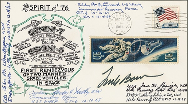 Lot 432 Frank Borman Commemorative Postal Cover