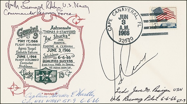 Lot 434 Gene Cernan Commemorative Postal Cover