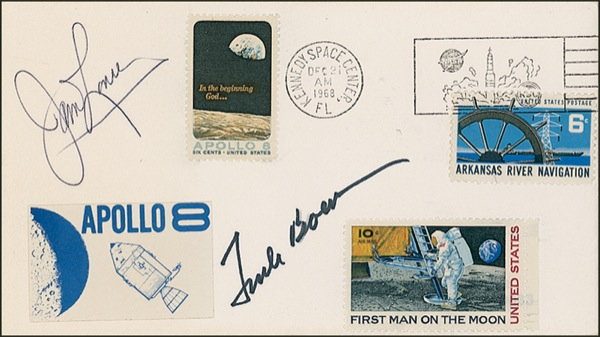 Lot 407 Apollo 8 Commemorative Postal Cover