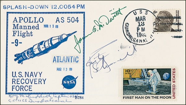 Lot 408 Apollo 9 Signature