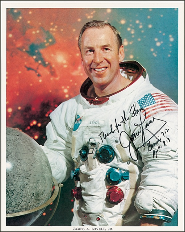 Lot 451 James Lovell Signed Photograph