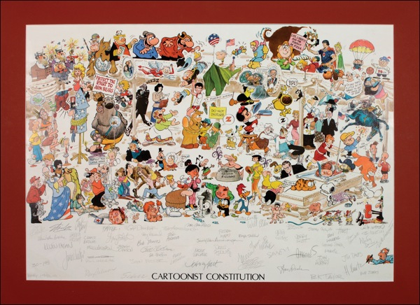 Lot 562 Cartoonists Print