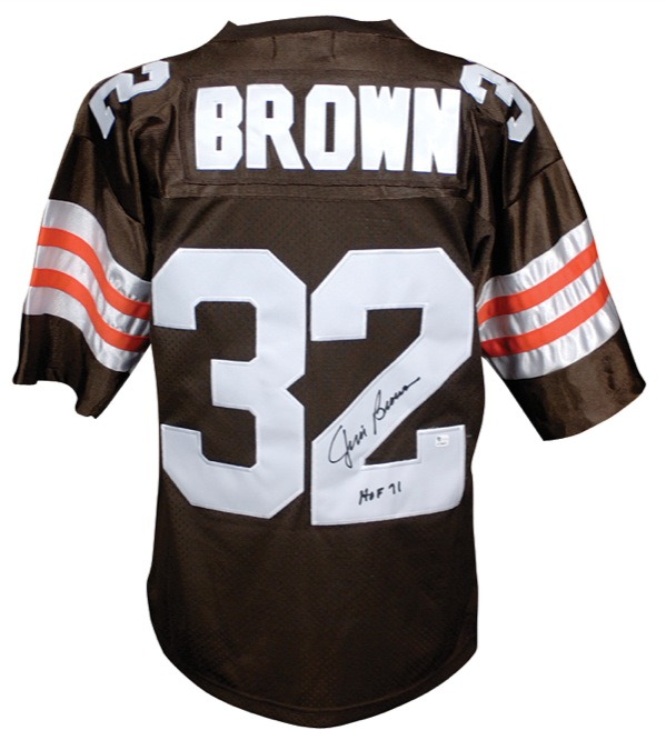 Lot 1194 Jim Brown Football Jersey
