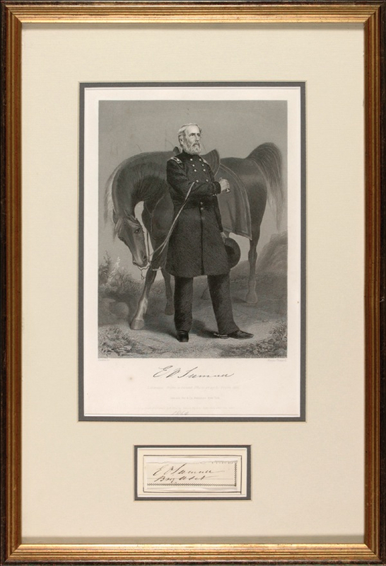 Lot 362 Edwin V. Sumner Signature