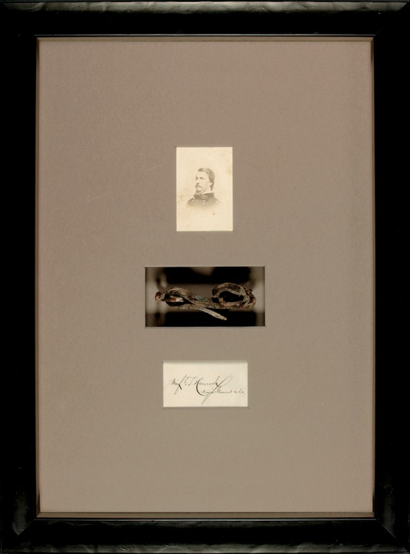 Lot 333 Winfield S. Hancock: With a Gettysburg relic