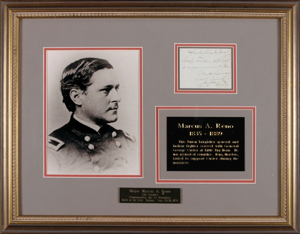 Lot 347 Marcus A. Reno: Controversial survivor of Little Bighorn
