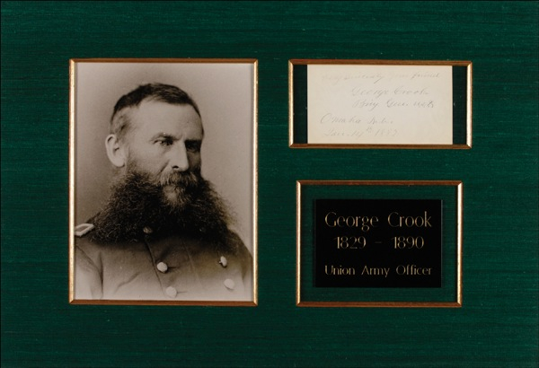 Lot 323 George Crook Signature