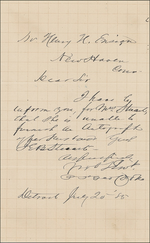 Lot 358 Philip St. George Cooke Handwritten Letter Signed