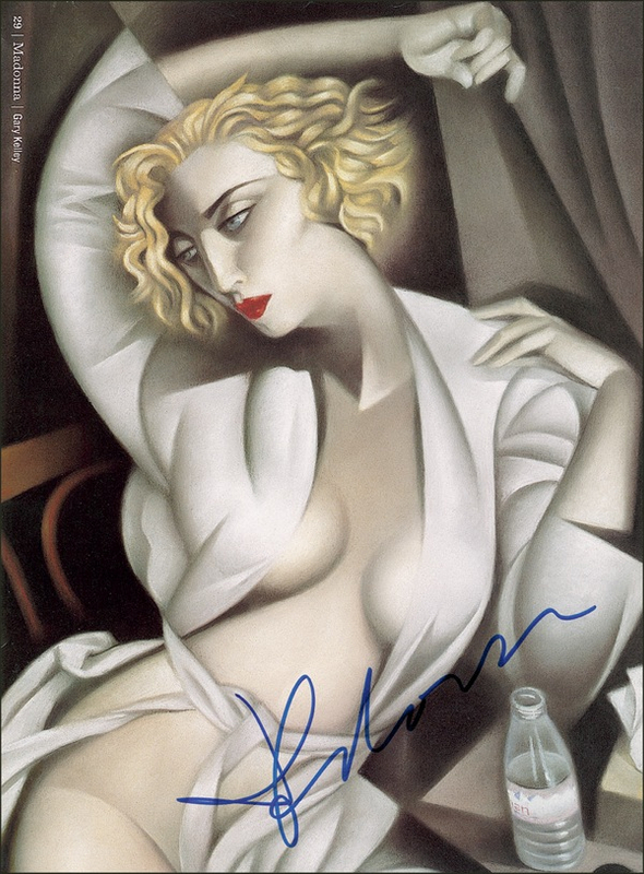 Lot 694 Madonna Signed Photograph