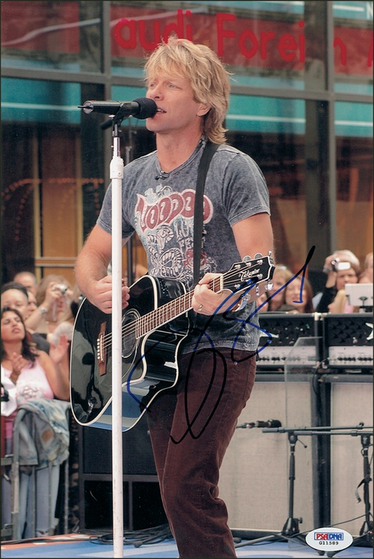 Lot 635 Jon Bon Jovi Signed Photograph