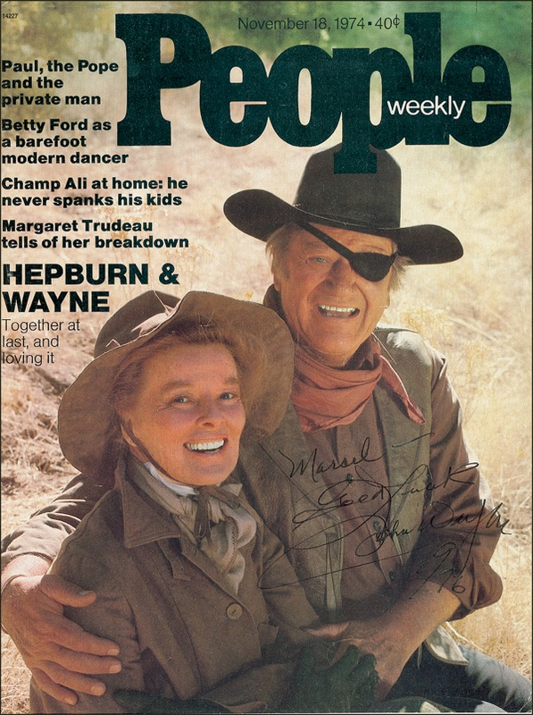 Lot 1105 John Wayne Magazine Cover
