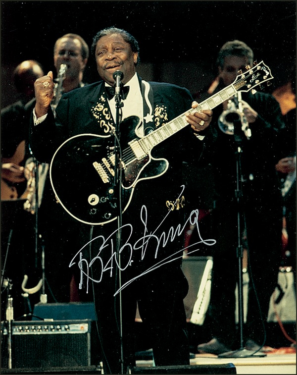 Lot 683 B. B. King Signed Photograph