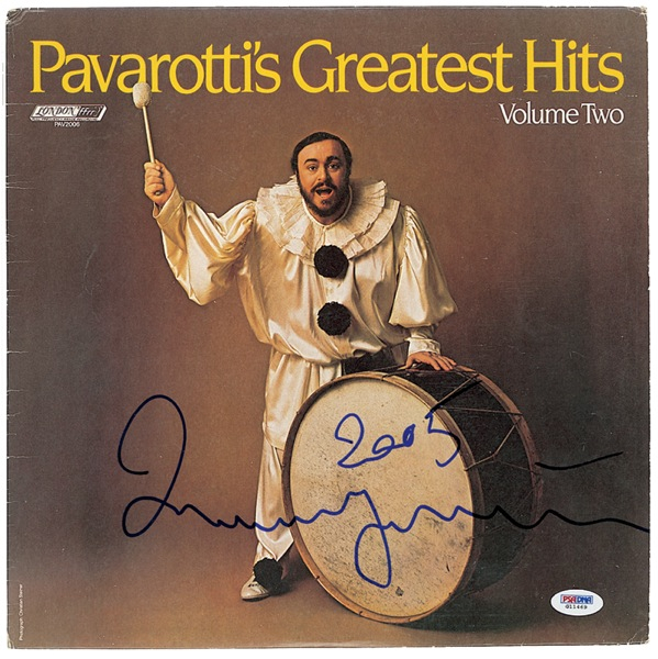 Lot 708 Luciano Pavarotti Album