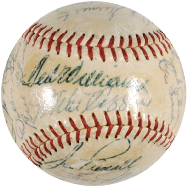 Lot 1178 Boston Red Sox Baseball