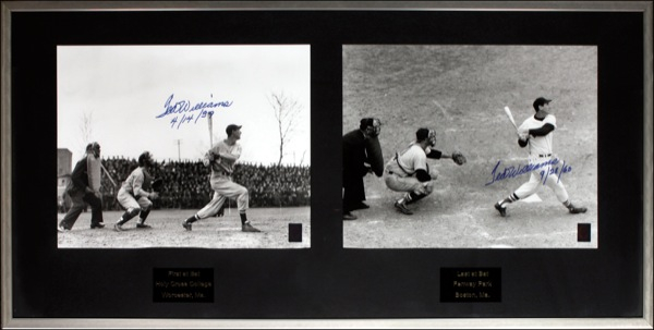 Lot 1461 Ted Williams: ‘The Kid’ signs and dates his first and last ups