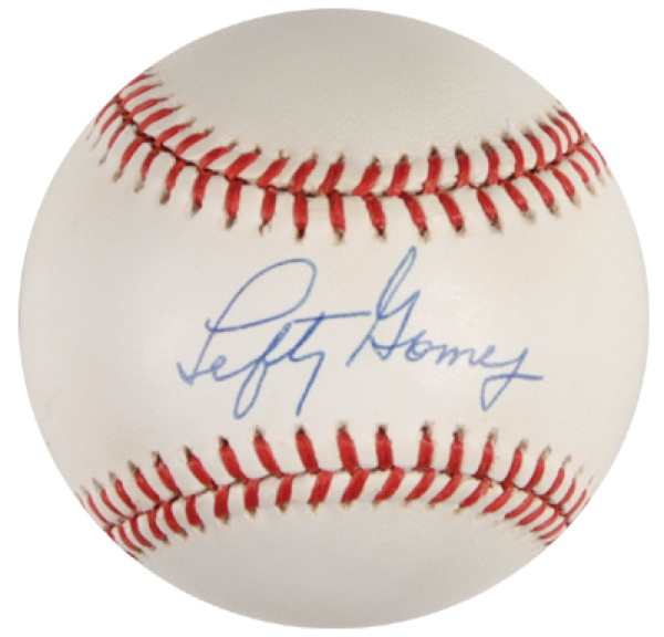 Lot 1253 Lefty Gomez Baseball