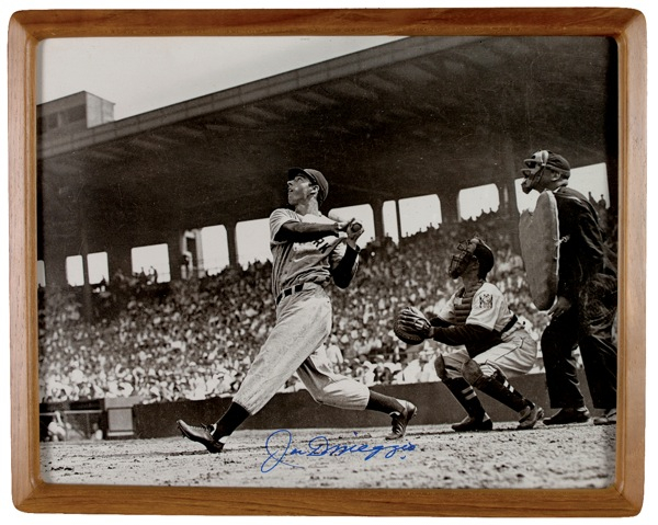 Lot 1229 Joe DiMaggio Signed Photograph