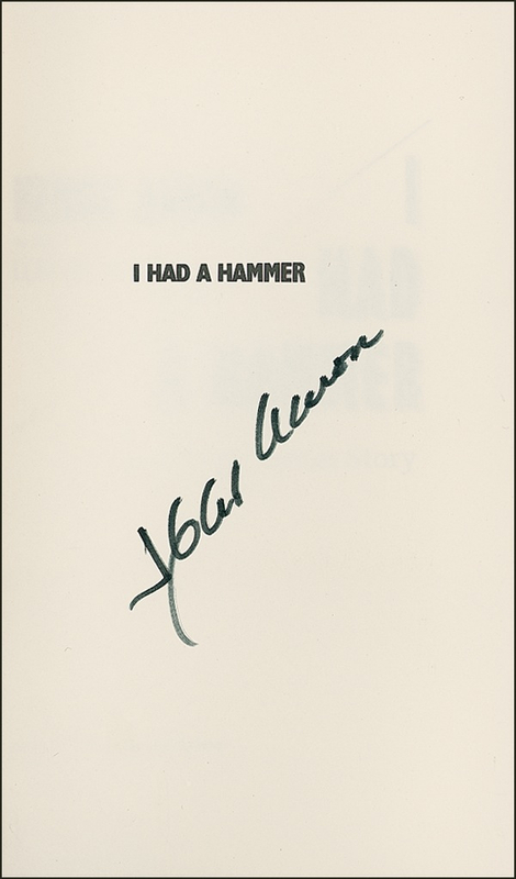 Lot 1133 Hank Aaron Book