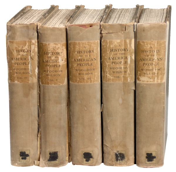 Lot 182 Woodrow Wilson Book