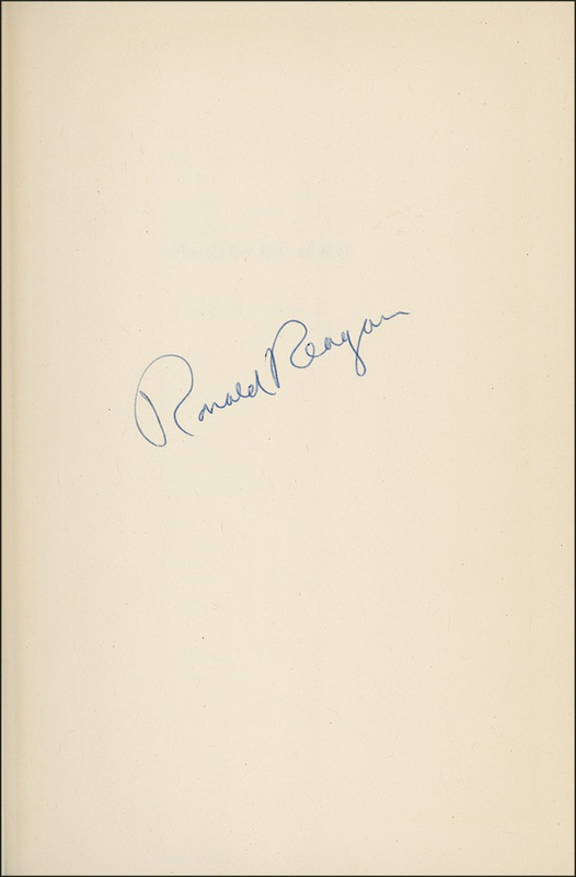 Lot 119 Ronald Reagan Book