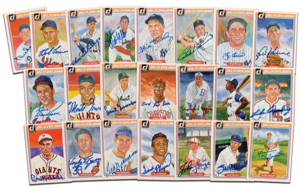 Lot 1155 Baseball Hall of Famers Group Lot