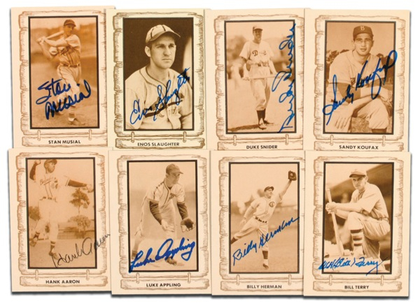 Lot 1156 Baseball Hall of Famers Group Lot