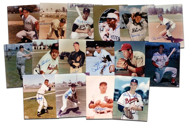 Lot 1159 Baseball Hall of Famers Group Lot