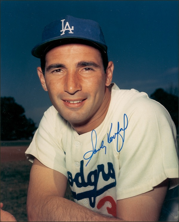 Lot 1308 Sandy Koufax Signed Photograph