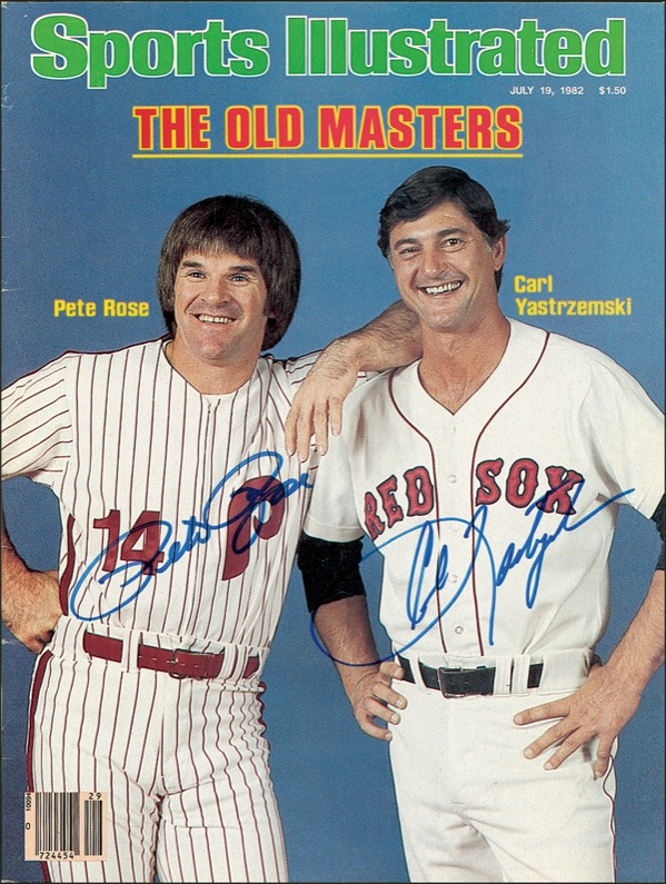 Lot 1409 Pete Rose and Carl Yastrzemski Magazine
