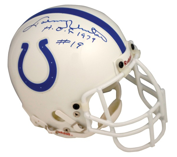 Lot 1453 Johnny Unitas Football Helmet