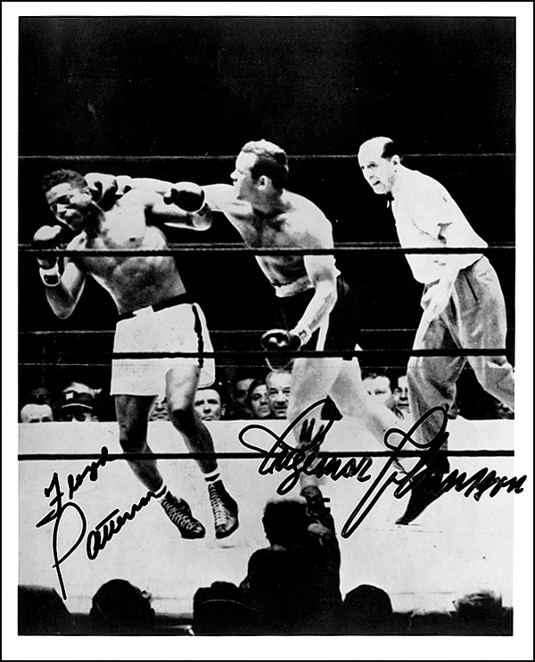 Lot 1389 Floyd Patterson and Ingemar Johannson Signed Document